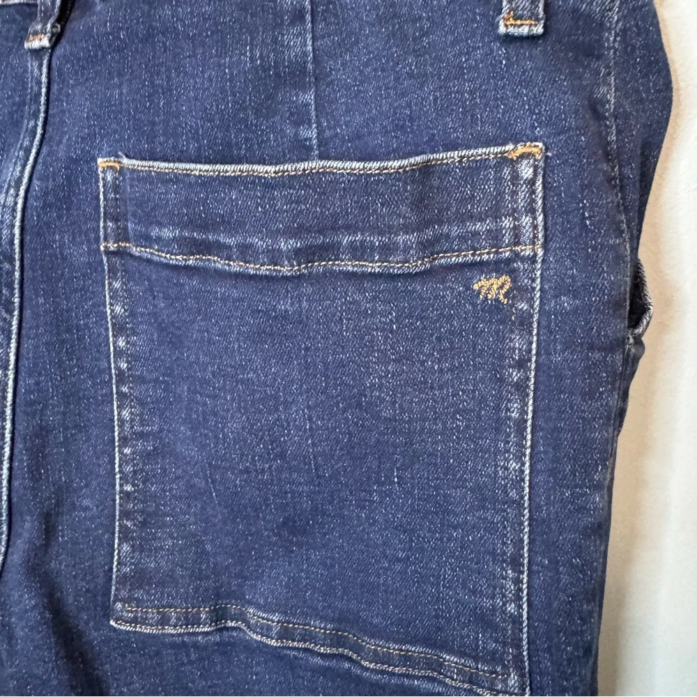 Madewell Mid Rise Kick Out Crop Jeans in Luana Wash Seam Edition Size 30 - Picture 9 of 14